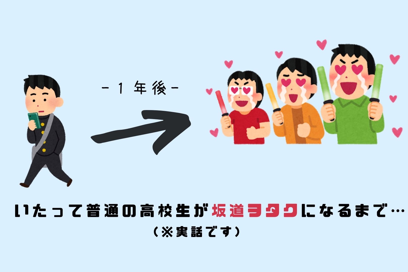 いたって普通の高校生が坂道ヲタクになるまで｜日向坂ヲタクになったきっかけ｜ごましおさらだ